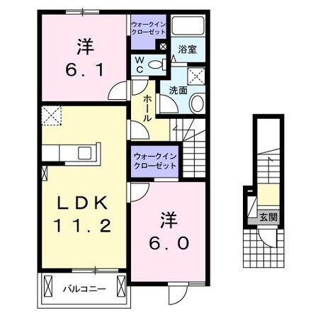 フレスクーラの物件間取画像